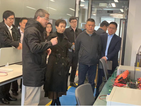 上海市奉賢區科委主任視察專新電子